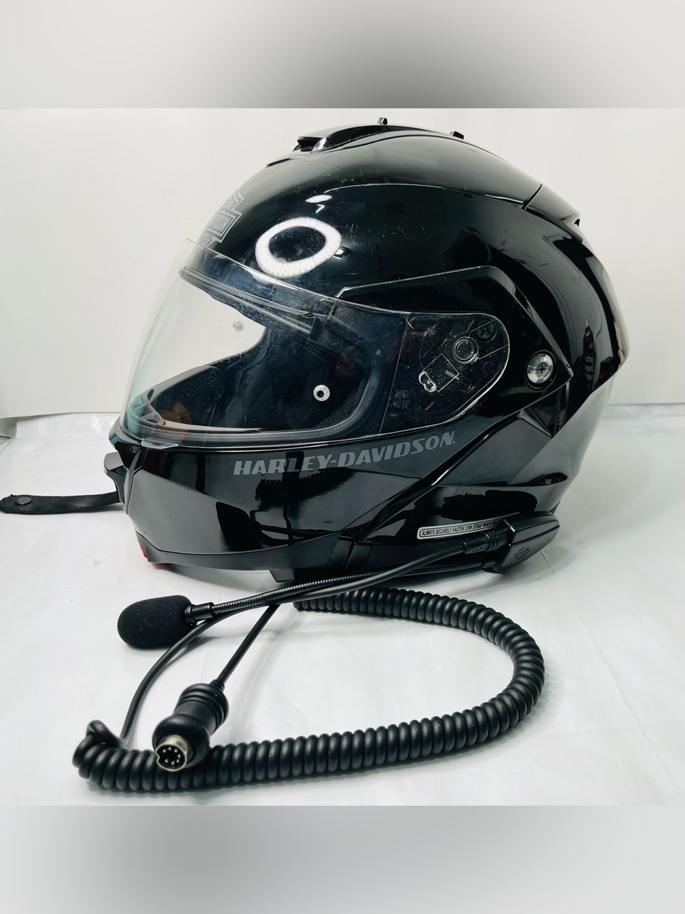 Harley-Davidson Modular Helmet 5XL 98369-15VM Black Motorcycle Audio Headset